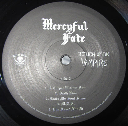 Mercyful Fate - Return Of The Vampire (VINYL LP 180G METAL BLADE 3984-15702-1 2020) | Mint (M) Mint (M) - METAL / NEW *SEALED*