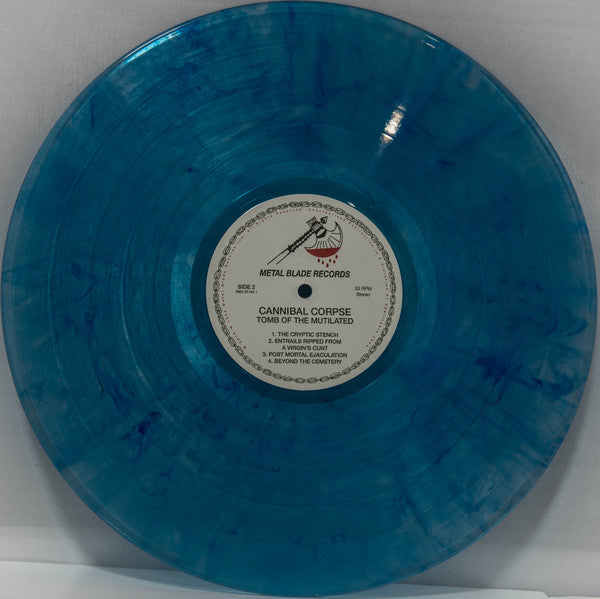 Cannibal Corpse - Tomb Of The Mutilated (BLUE SMOKE TRANSPARENT VINYL LP METAL BLADE 3984-14003-1 2024) | Mint (M) Mint (M) - METAL / NEW *SEALED*