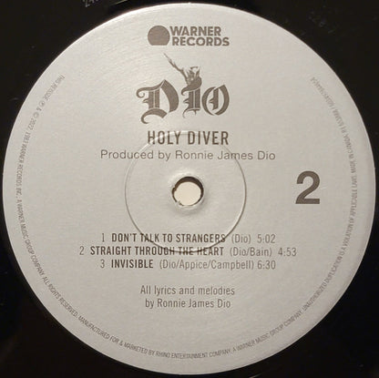 Dio - Holy Diver (180G VINYL 2xLP WARNER 603497844654 2022) | Mint (M) Mint (M) - METAL / NEW *SEALED*