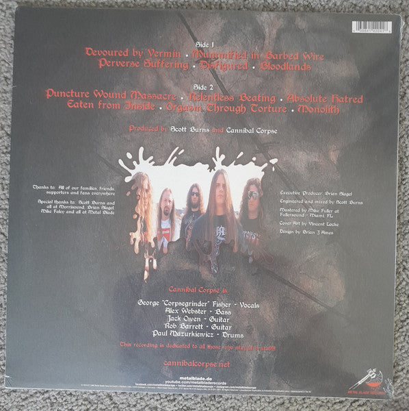 Cannibal Corpse - Vile (180G VINYL LP METAL BLADE 3984-14204-1 2022) | Mint (M) Mint (M) - METAL / NEW *SEALED*