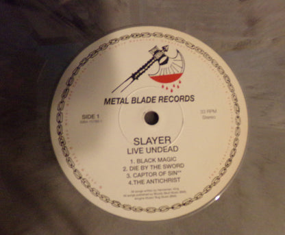 Slayer - Live Undead (GREY MARBLED VINYL LP METAL BLADE 3984-15789-1 2021) | Mint (M) Mint (M) - METAL / NEW *SEALED*