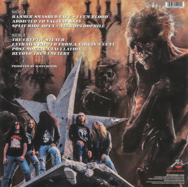 Cannibal Corpse - Tomb Of The Mutilated (BLUE SMOKE TRANSPARENT VINYL LP METAL BLADE 3984-14003-1 2024) | Mint (M) Mint (M) - METAL / NEW *SEALED*