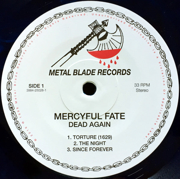 Mercyful Fate - Dead Again (BLACK VINYL 2xLP 180G METAL BLADE 3984-25028-1 2016) | Mint (M) Mint (M) - METAL / NEW *SEALED*