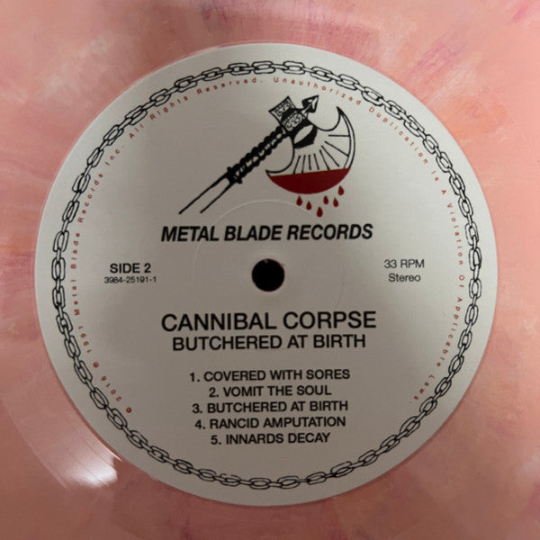 Cannibal Corpse - Butchered At Birth (SANGRIA VINYL LP METAL BLADE 3984-25191-1 2023) | Mint (M) Mint (M) - METAL / NEW *SEALED*