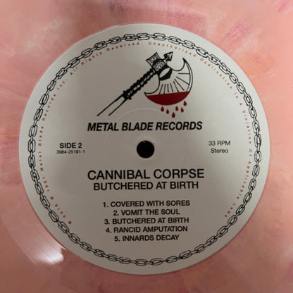 Cannibal Corpse - Butchered At Birth (SANGRIA VINYL LP METAL BLADE 3984-25191-1 2023) | Mint (M) Mint (M) - METAL / NEW *SEALED*