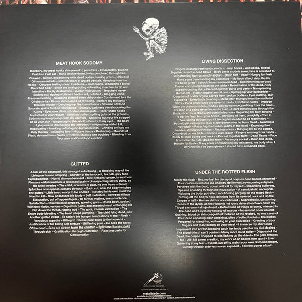 Cannibal Corpse - Butchered At Birth (SANGRIA VINYL LP METAL BLADE 3984-25191-1 2023) | Mint (M) Mint (M) - METAL / NEW *SEALED*