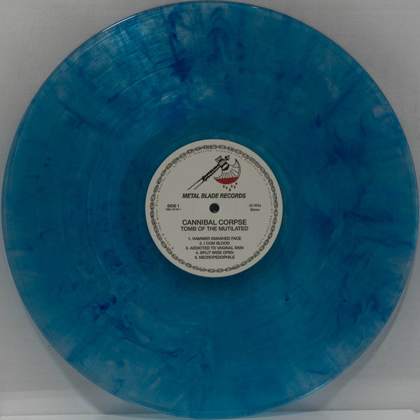 Cannibal Corpse - Tomb Of The Mutilated (BLUE SMOKE TRANSPARENT VINYL LP METAL BLADE 3984-14003-1 2024) | Mint (M) Mint (M) - METAL / NEW *SEALED*