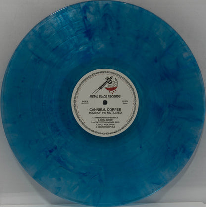 Cannibal Corpse - Tomb Of The Mutilated (BLUE SMOKE TRANSPARENT VINYL LP METAL BLADE 3984-14003-1 2024) | Mint (M) Mint (M) - METAL / NEW *SEALED*