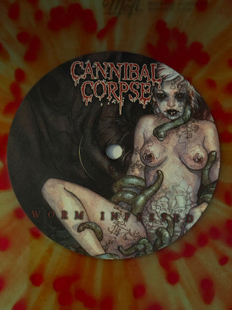 Cannibal Corpse - Worm Infested (GREEN TRANSLUCENT W RED SPLATTER VINYL LP BACK ON BLACK BOBV1182LPLTD 2025) | Mint (M) Mint (M) - METAL / NEW *SEALED*