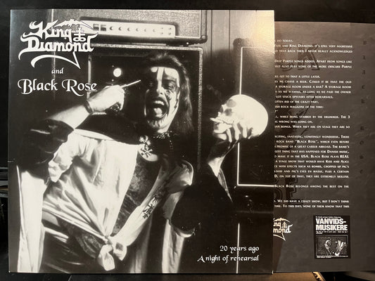 King DiamondAnd Black Rose - 20 Years Ago - A Night Of Rehearsal (BLACK VINYL LP NUMBERED ARCHAIC TEMPLE PRODUCTIONS TREASURE 003 2004) | NEW Near Mint (NM or M-) Near Mint (NM) - METAL / NEW *SEALED*