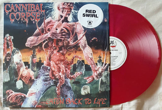 Cannibal Corpse - Eaten Back To Life (RED SWIRL VINYL LP METAL BLADE 3984-25190-1 2021) | Mint (M) Mint (M) - METAL / NEW *SEALED*
