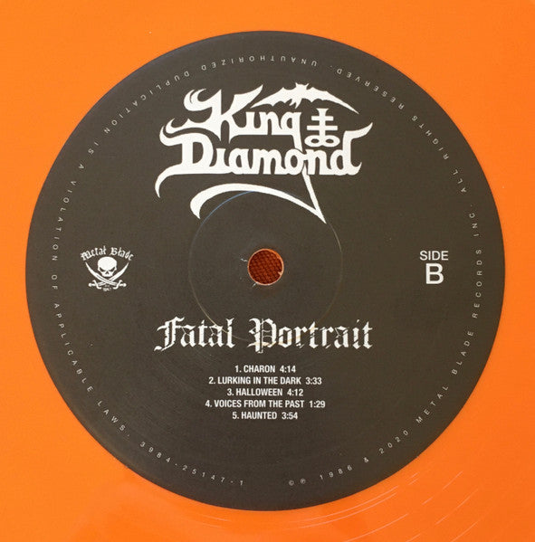 King Diamond - Fatal Portrait (ORANGE VINYL LP METAL BLADE 039842514710 2020) | Mint (M) Mint (M) - METAL / NEW *SEALED*