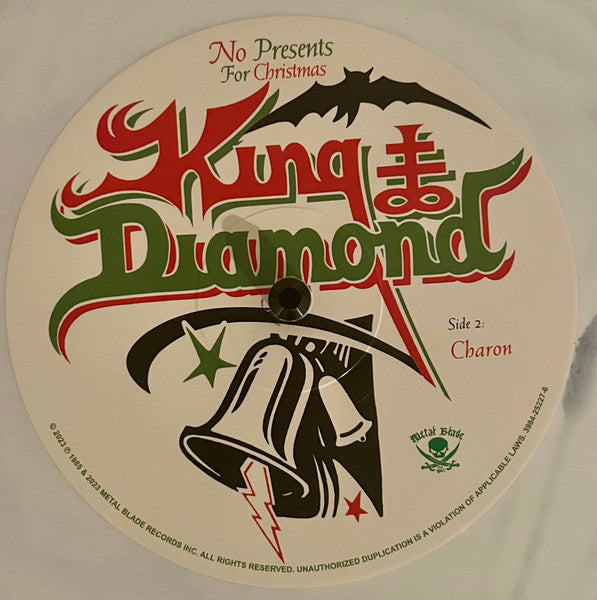 King Diamond - No Presents For Christmas (BLACK & WHITE MELT VINYL LP METAL BLADE 039842522760 2023) | Mint (M) Mint (M) - METAL / NEW *SEALED*