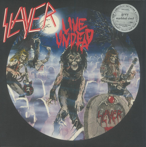 Slayer - Live Undead (GREY MARBLED VINYL LP METAL BLADE 3984-15789-1 2021) | Mint (M) Mint (M) - METAL / NEW *SEALED*