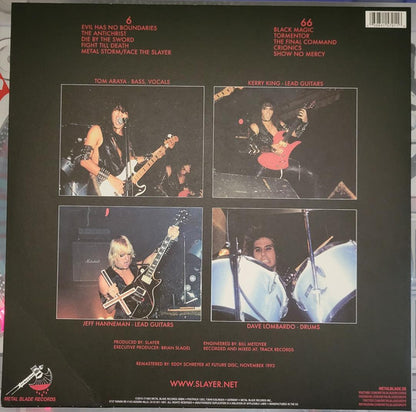 Slayer - Show No Mercy (RED BLACK SPLIT VINYL LP METAL BLADE 3984-15790-1 2021) | Mint (M) Near Mint (NM) - METAL / NEW *SEALED*