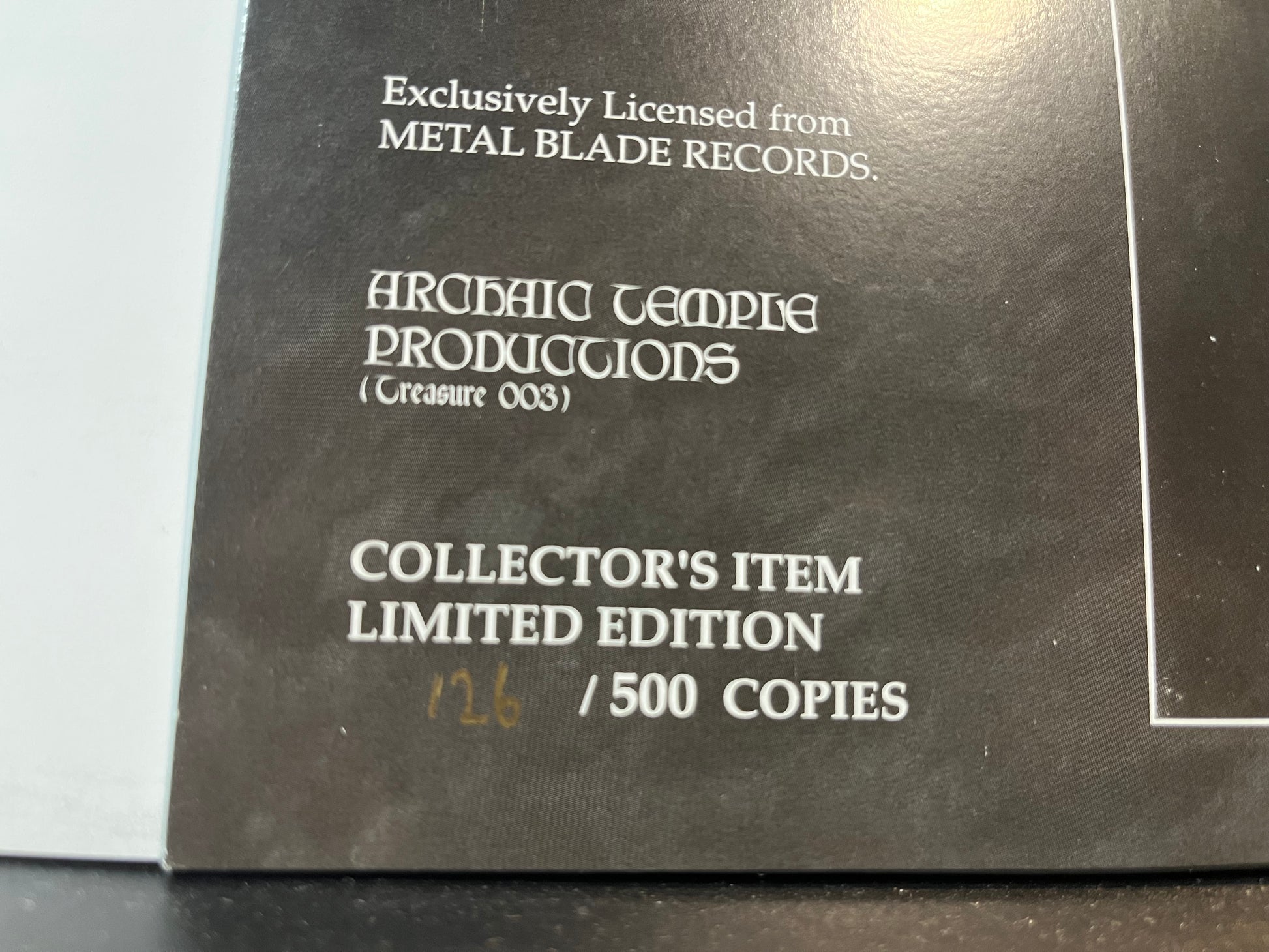 King DiamondAnd Black Rose - 20 Years Ago - A Night Of Rehearsal (BLACK VINYL LP NUMBERED ARCHAIC TEMPLE PRODUCTIONS TREASURE 003 2004) | NEW Near Mint (NM or M-) Near Mint (NM) - METAL / NEW *SEALED*
