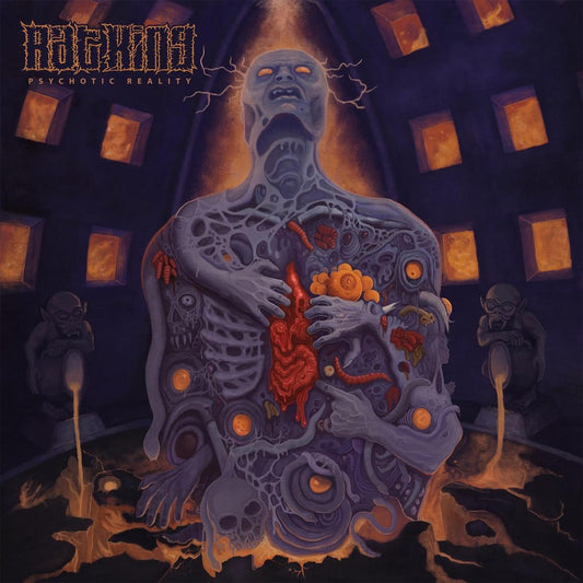 Rat King - Psychotic Reality (CLEAR WITH DEEP PURPLE & ORANGE SPLATTER VINYL) | - METAL *NEW*