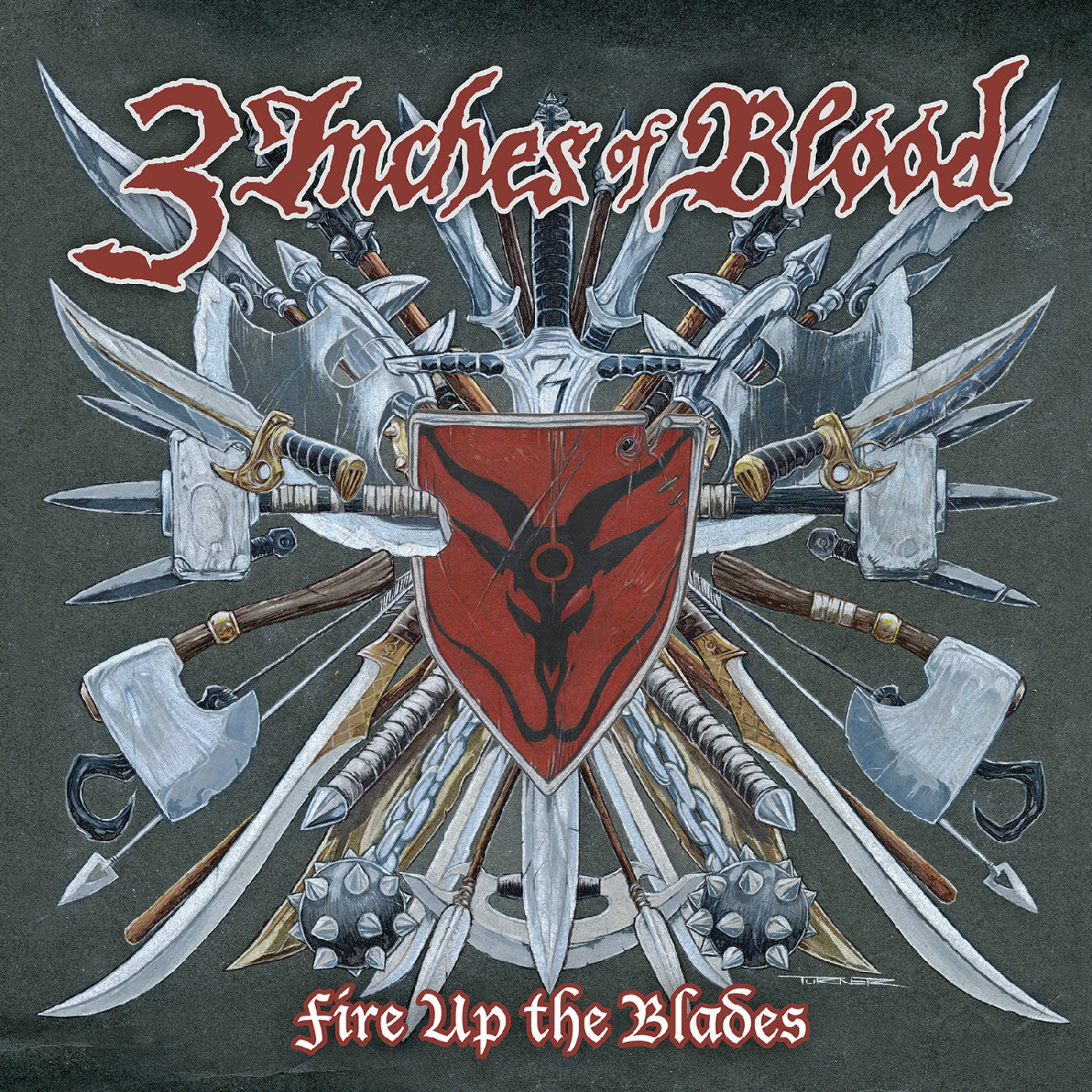 3 Inches Of Blood - Fire Up the Blades (Expanded) (CRIMSON FIRE VINYL) | - METAL *NEW*