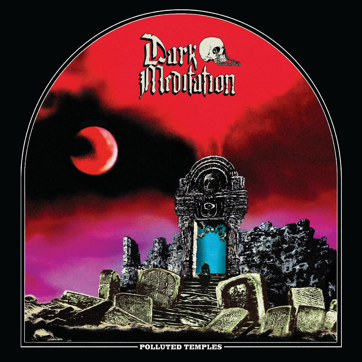 Dark Meditation - Polluted Temples (BLACK & WHITE VINYL) (Vinyl) | - METAL *NEW*