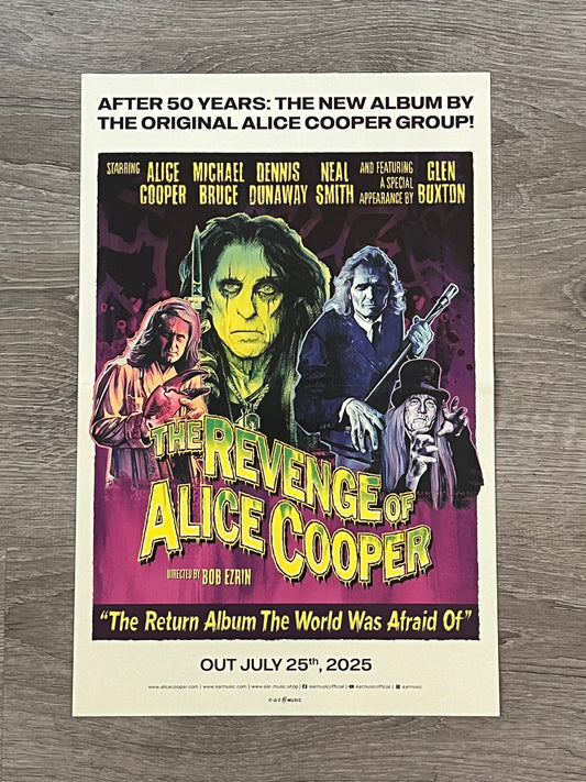 The Revenge Of Alice Cooper (11x17" POSTER) | Mint (M) - METAL *NEW*