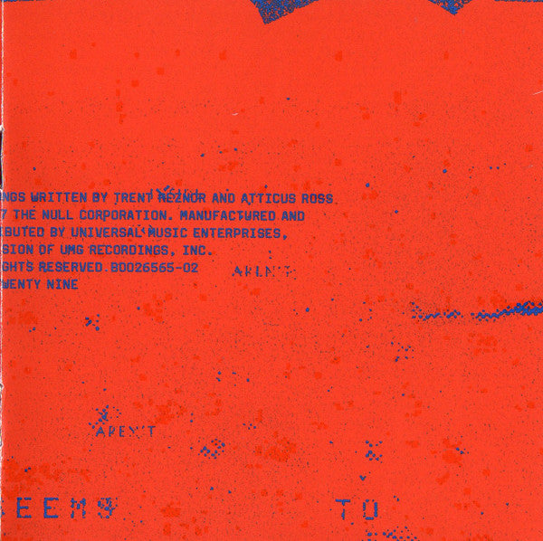 Not The Actual Events (CD) | Mint (M) Mint (M) - METAL *NEW*