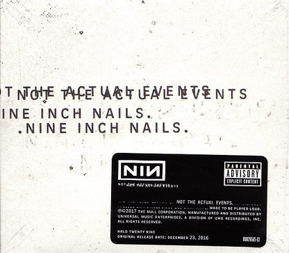 Not The Actual Events (CD) | Mint (M) Mint (M) - METAL *NEW*