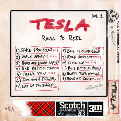 TESLA - (PRESALE 9/4/26) REAL TO REEL VOL 1 (VINYL) | Mint (M) Mint (M) - METAL *NEW*