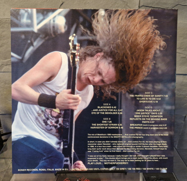 …And Justice For Jason (2xCOLOR VINYL) | Mint (M) Excellent+ (EX+) - METAL *SEALED/COLOR*