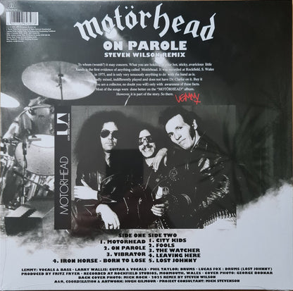 Motörhead - On Parole (Steven Wilson Remix)(RSD 2026 VINYL) | Mint (M) Mint (M) - METAL *SEALED/COLOR*
