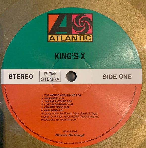 King's X (GOLD VINYL / IMPORT) | Mint (M) Mint (M) - METAL *SEALED/COLOR*