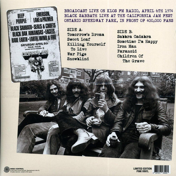 Live From The Ontario Speedway Park, April 6th 1974 / KLOS-FM Broadcast | Mint (M) Mint (M)
