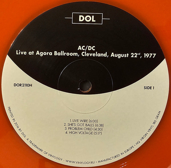 Live At Agora Ballroom, Cleveland, August 22, 1977 | Mint (M) Mint (M) - METAL *SEALED/COLOR*