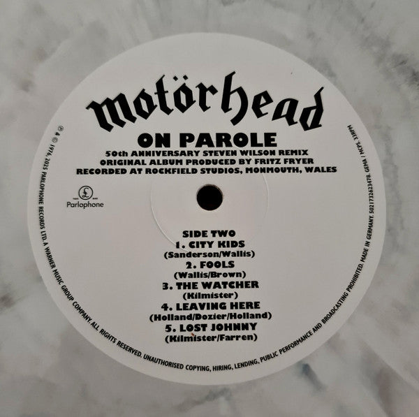 Motörhead - On Parole (Steven Wilson Remix)(RSD 2026 VINYL) | Mint (M) Mint (M) - METAL *SEALED/COLOR*