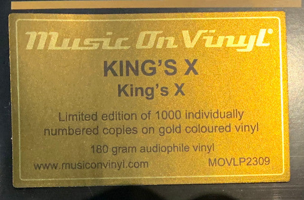 King's X (GOLD VINYL / IMPORT) | Mint (M) Mint (M) - METAL *SEALED/COLOR*