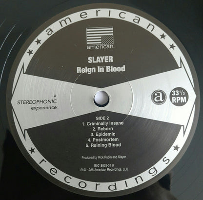 Reign In Blood (VINYL) | Mint (M) Mint (M) - METAL *SEALED*
