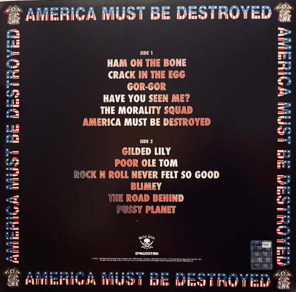 America Must Be Destroyed (VINYL) | Mint (M) Mint (M) - METAL *SEALED*