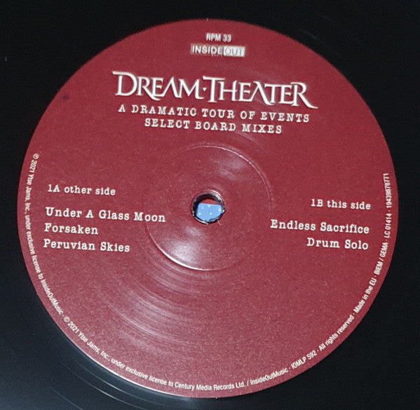 A Dramatic Tour Of Events - Select Board Mixes (3xVINYL+2xCD) | Mint (M) Mint (M) - METAL *SEALED*