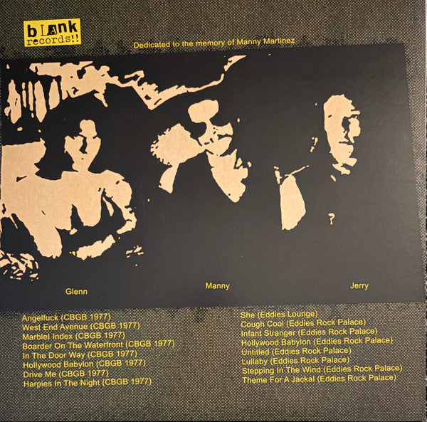 Manny Tapes Vol. 1 (COLOR VINYL) | - METAL *SEALED*