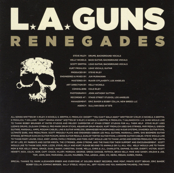 Renegades (WHITE VINYL) | Mint (M) Mint (M) - METAL *SEALED*