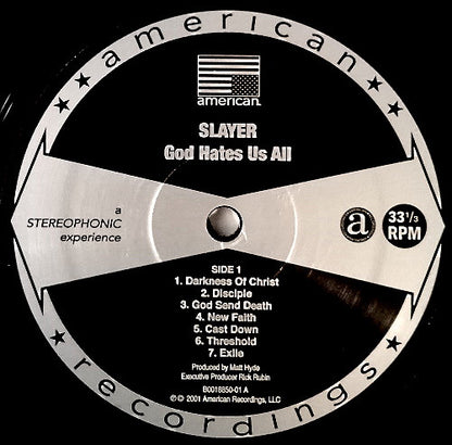God Hates Us All (VINYL) | Mint (M) Mint (M) - METAL *SEALED*