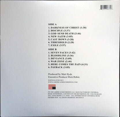 God Hates Us All (VINYL) | Mint (M) Mint (M) - METAL *SEALED*