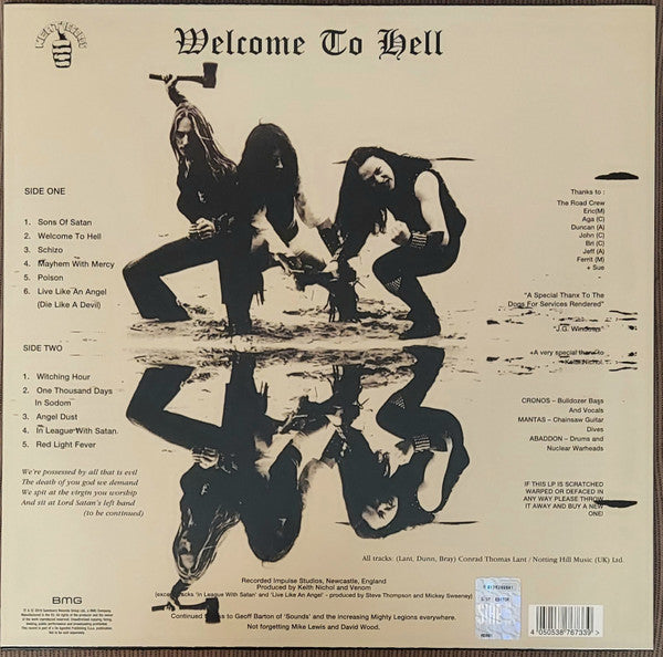 Welcome To Hell (VINYL) | - METAL *SEALED*
