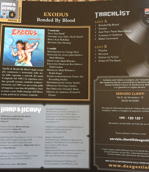 Bonded By Blood (VINYL) | Mint (M) Mint (M) - METAL *SEALED*