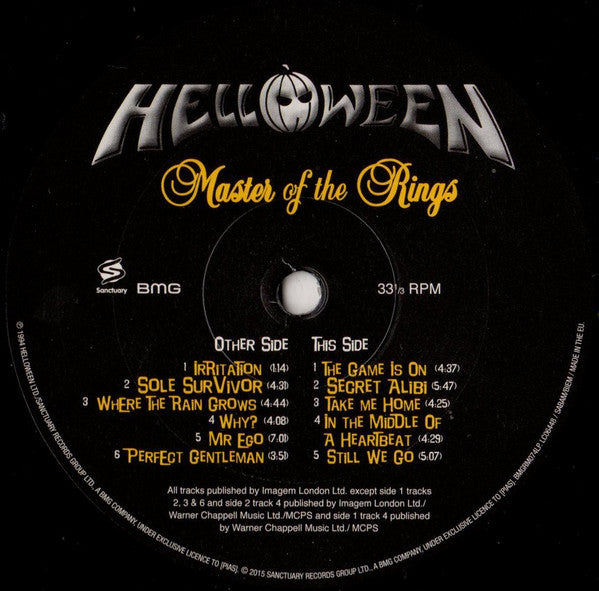 Master Of The Rings (VINYL) | Mint (M) Mint (M) - METAL *SEALED*