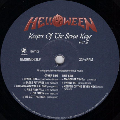 Keeper Of The Seven Keys (Part II) (*EUROPE PRESS* VINYL) | Mint (M) Mint (M) - METAL *SEALED*