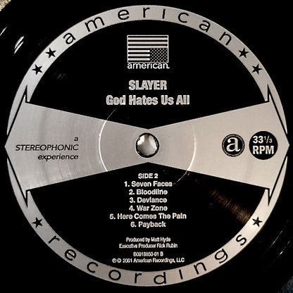 God Hates Us All (VINYL) | Mint (M) Mint (M) - METAL *SEALED*