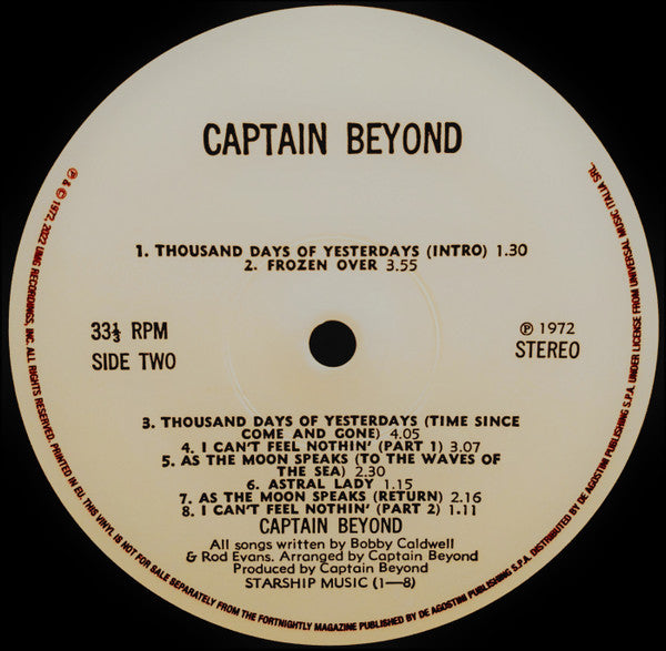 Captain Beyond - Captain Beyond (VINYL LP IMPORT) | NEW Mint (M) Mint (M) - METAL *SEALED*