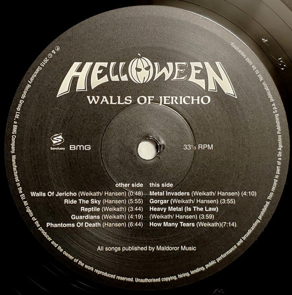 Walls Of Jericho (VINYL) | - METAL *SEALED*