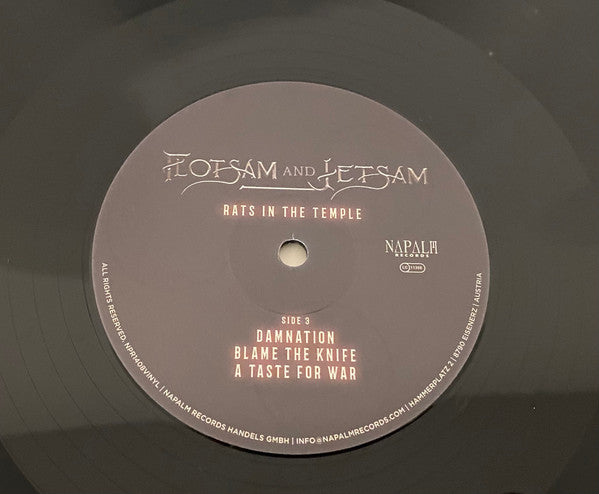 Flotsam And Jetsam - Rats In The Temple (VINYL 2xLP) | NEW - METAL *SEALED*
