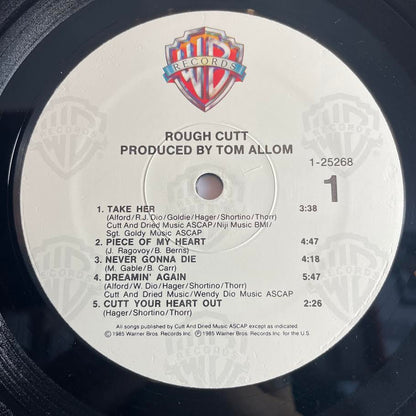 Rough Cutt - Rough Cutt (VINYL LP Label: Warner Bros. Records – 925 268-1) | USED Excellent+ (EX+) Very Good Plus (VG+) - METAL / USED *EXCELLENT+*